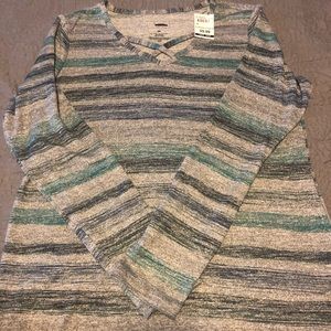 Brand new long sleeve striped shirt
